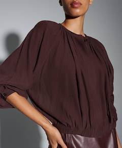 Dames blouse bordeaux