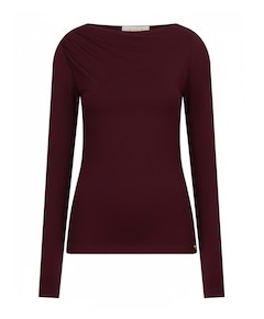 Dames longsleeve bordeaux