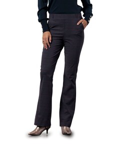 Flair check broek grijs