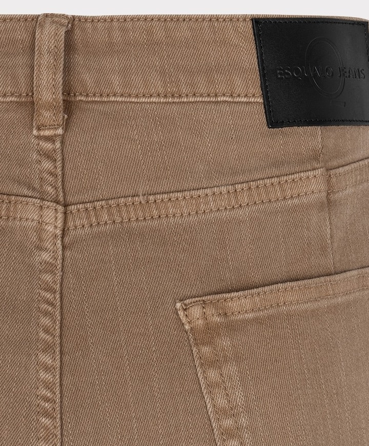 Barrel denim dames jeans bordeaux