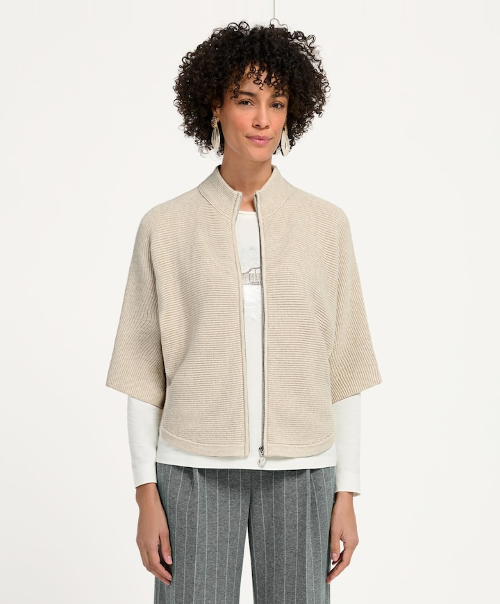 Dames vest beige