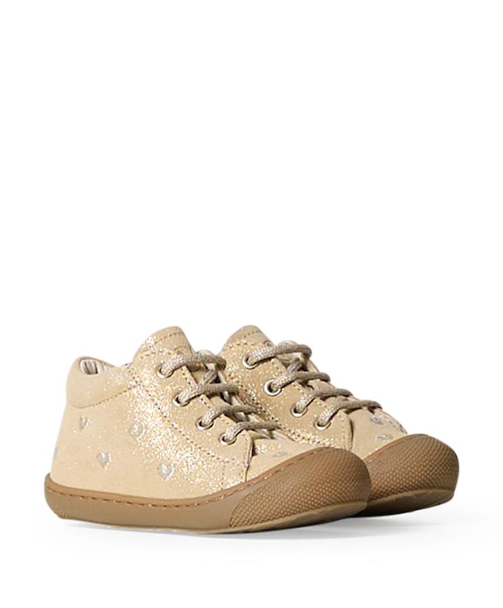 NATURINO COCOON veterschoenen goud