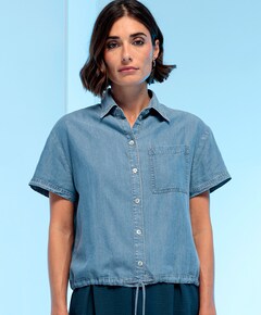 Blouse blauw