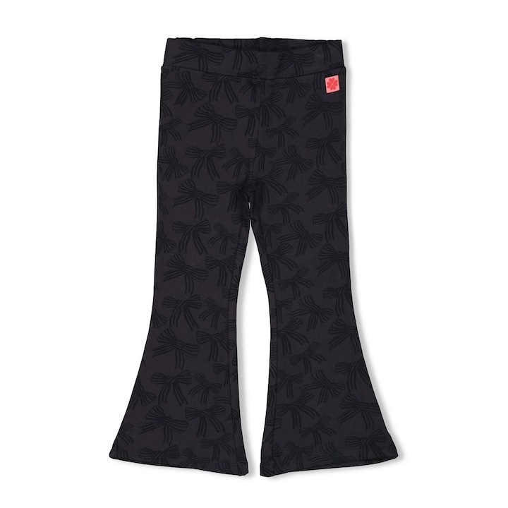 Queen of hearts meisjes broek grijs