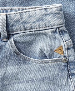 Extra Wide Fit meisjes jeans blauw