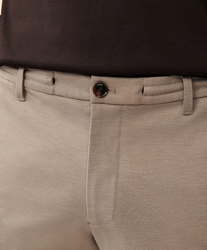 Zanico Trousers heren broek beige