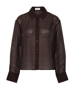 Dames blouse bruin