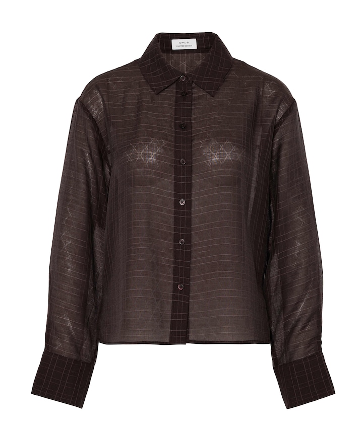 Dames blouse bruin
