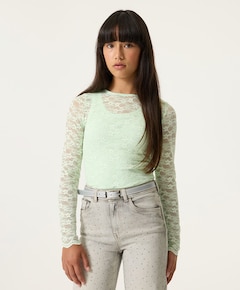 Meisjes longsleeve groen