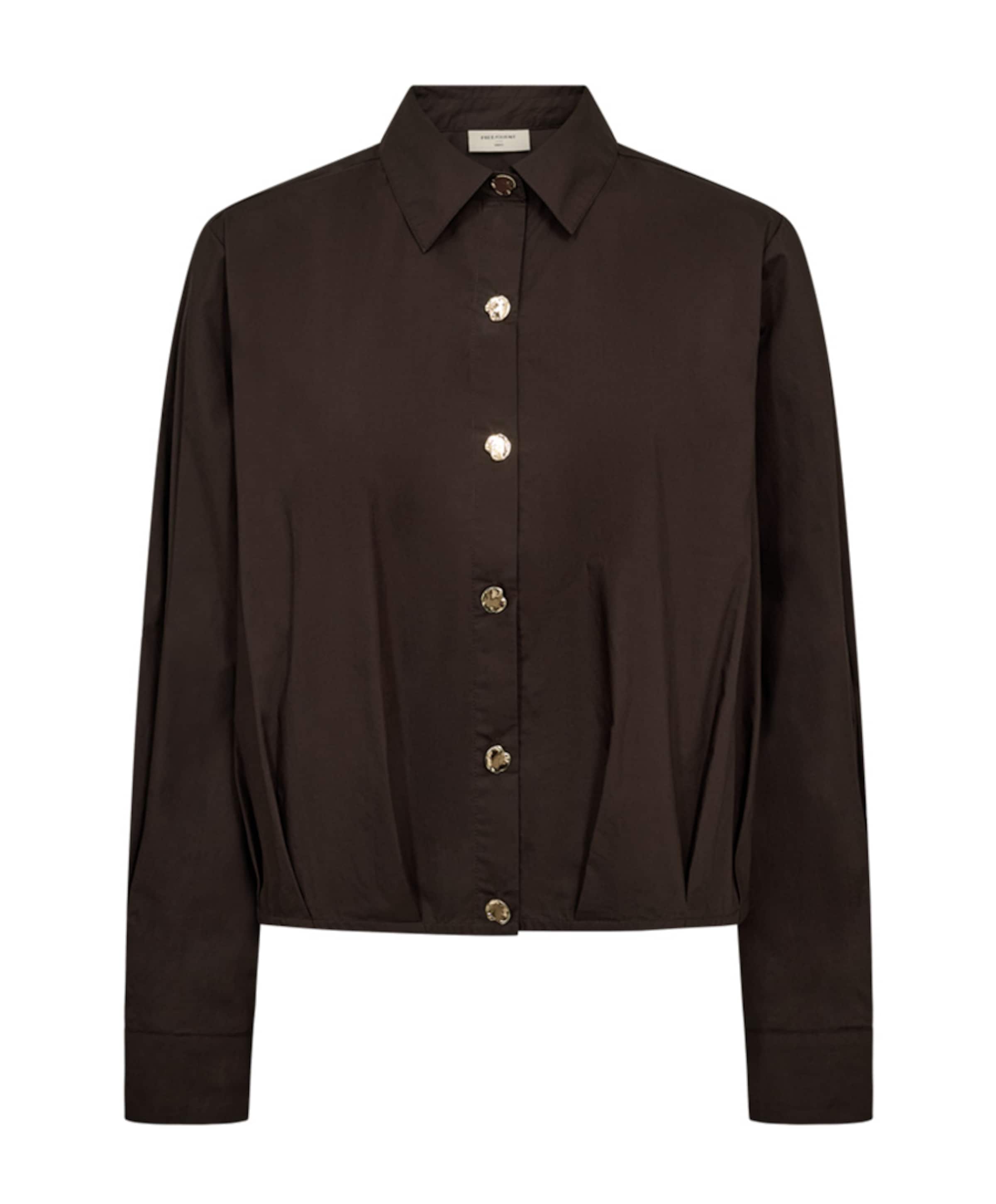 Dames blouse bruin