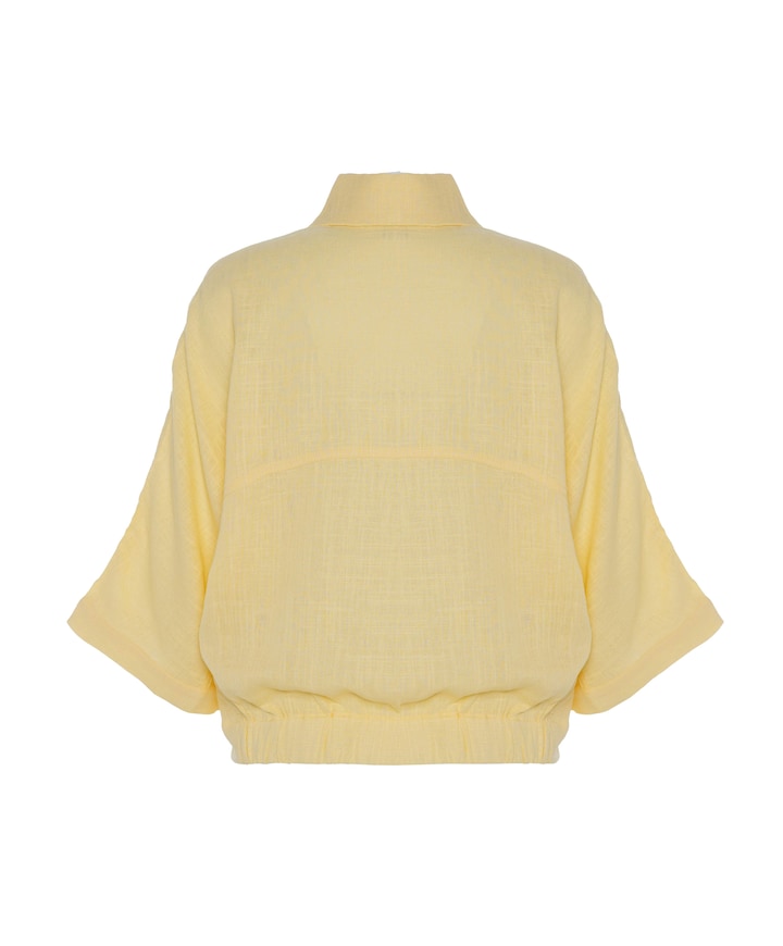 Dames blouse geel