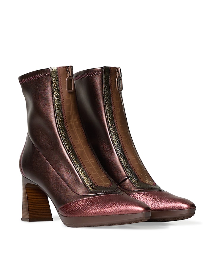 Atlanta enkellaarzen bordeaux