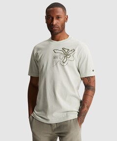 Heren T-shirt ecru