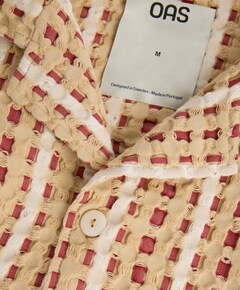 Heren overhemd korte mouw rood