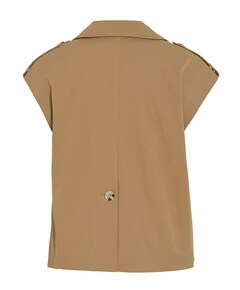 Dames gilet beige