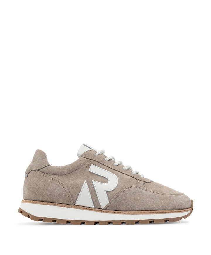 Maddox sue LTHR heren sneakers beige