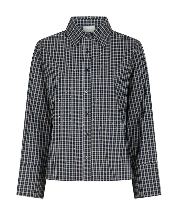 Dames blouse blauw