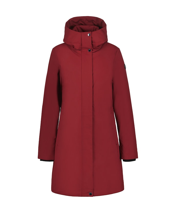 Dames jas bordeaux