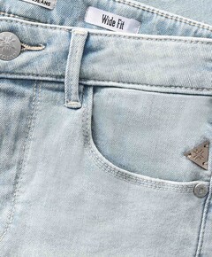 Wide Fit Light Denim meisjes jeans blauw