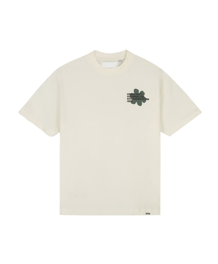 Heren T-shirt ecru