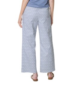 Wide leg dames broek blauw