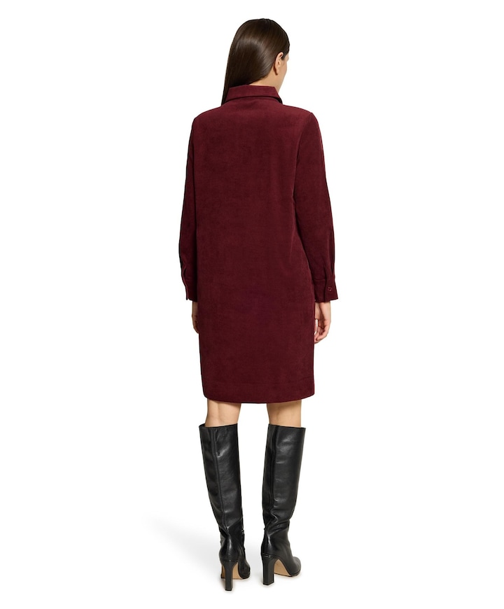 Dames jurk bordeaux
