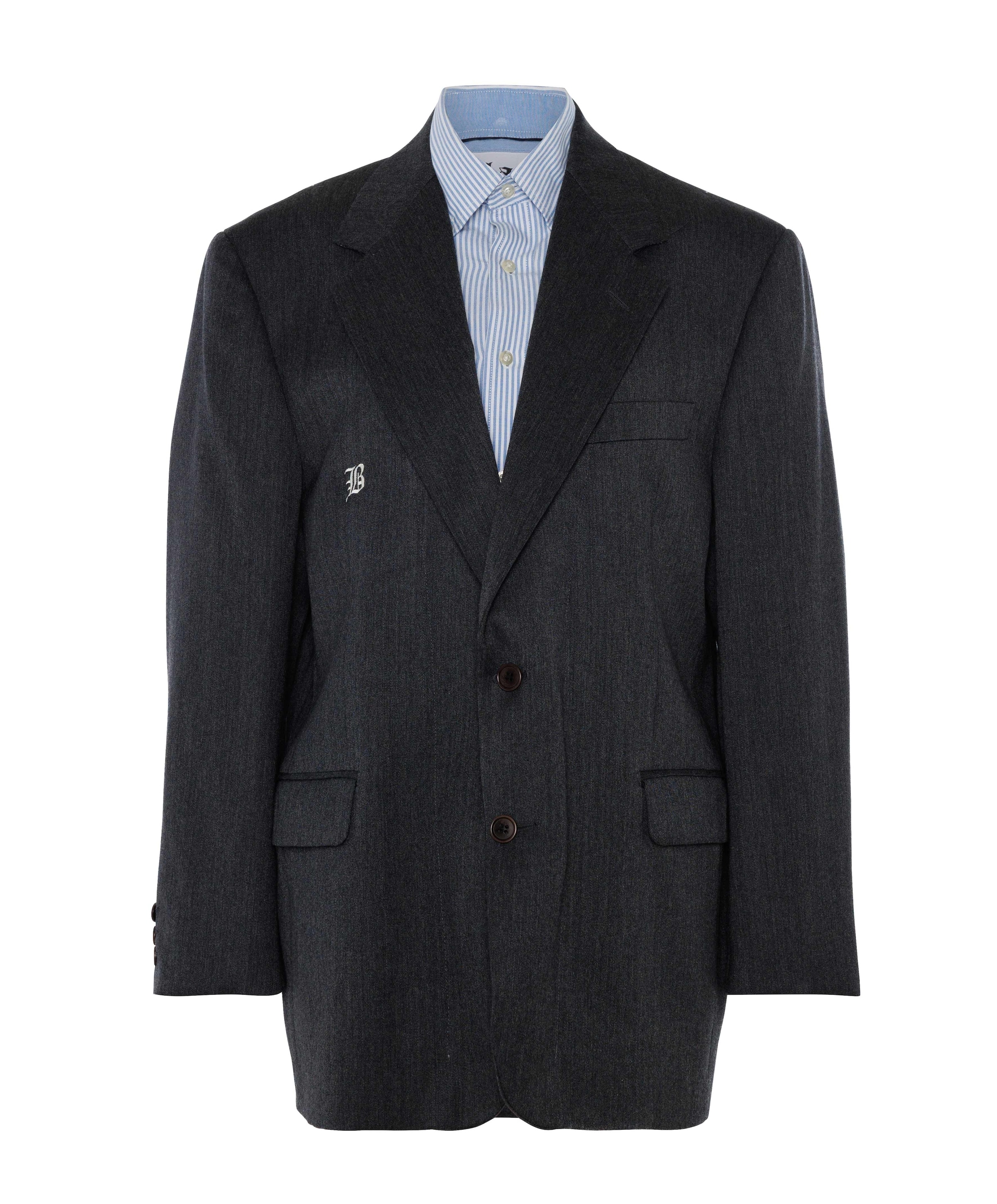 Dames blazer grijs