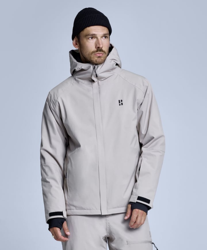 Heren ski-jas beige