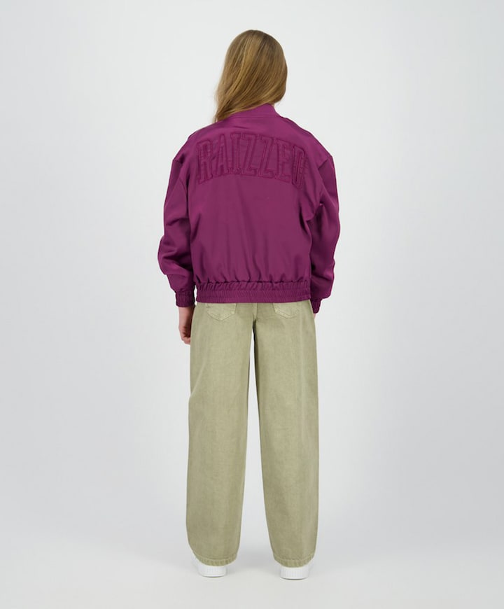 Meisjes jas bordeaux