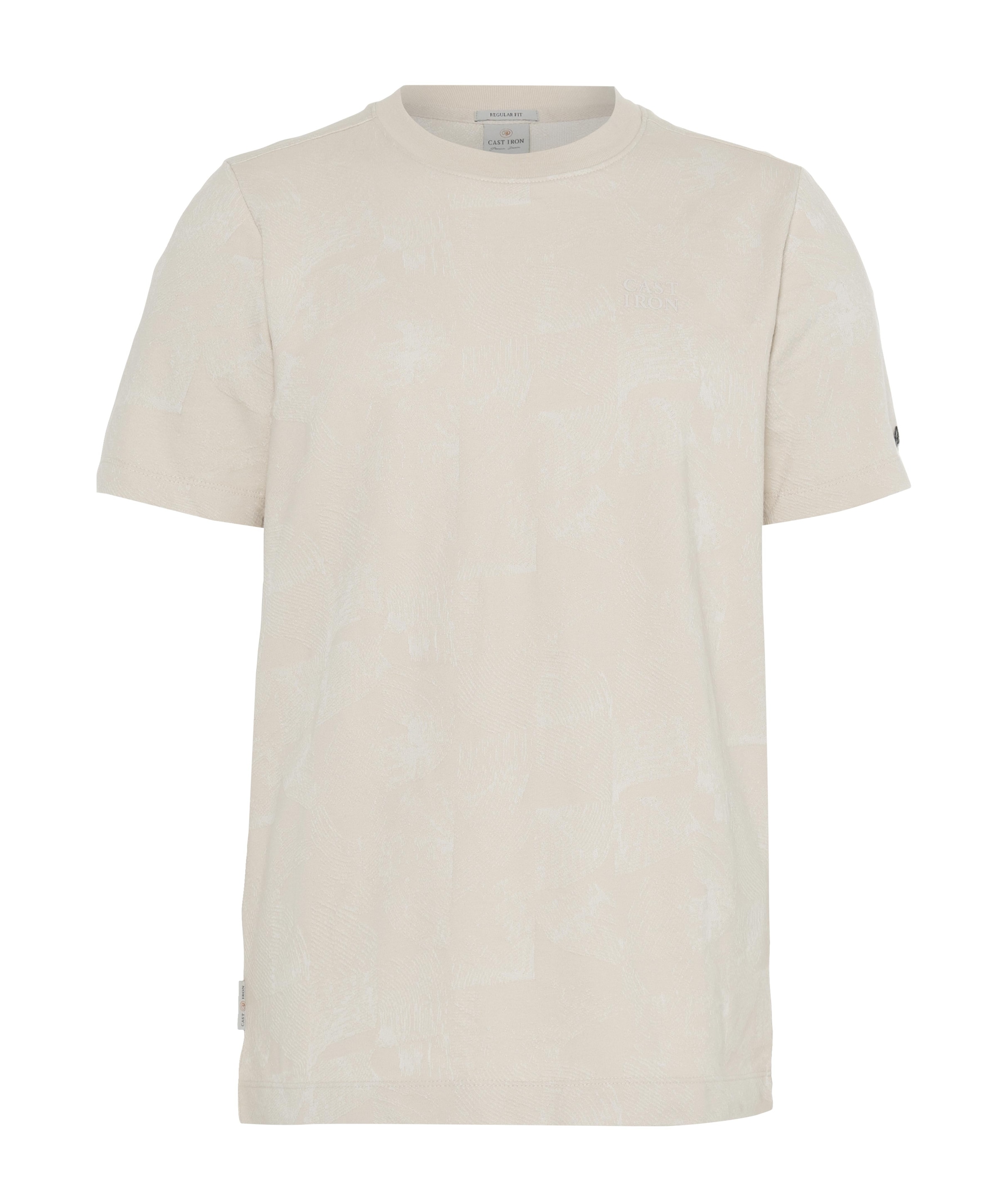 Heren T-shirt beige