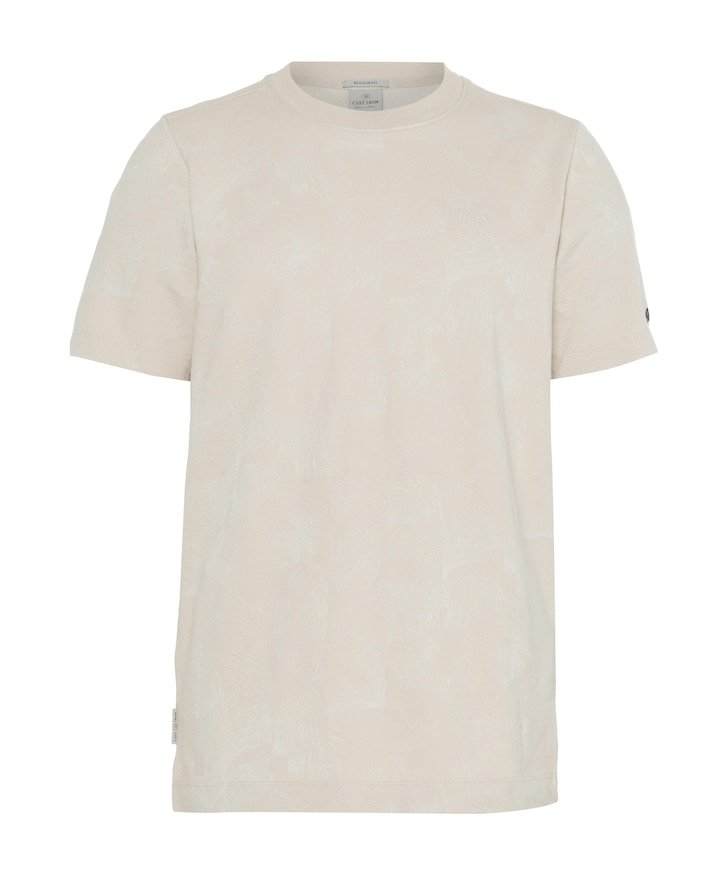 Heren T-shirt beige
