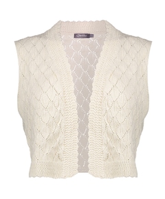 Dames gilet ecru