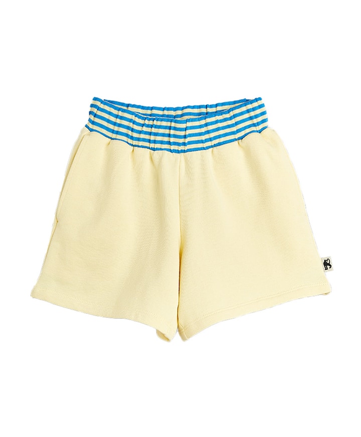 To the moon sweatshort meisjes korte broek geel