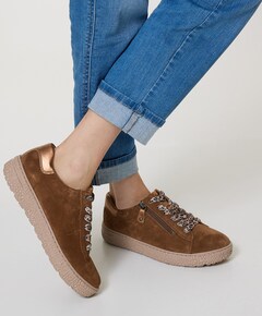 dames sneakers bruin