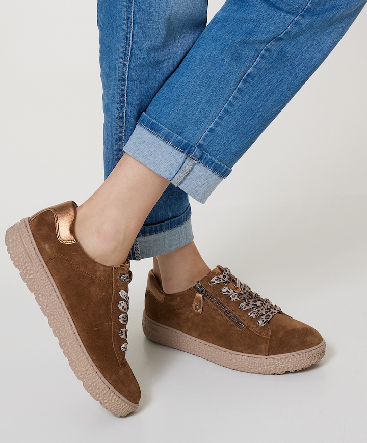 dames sneakers bruin