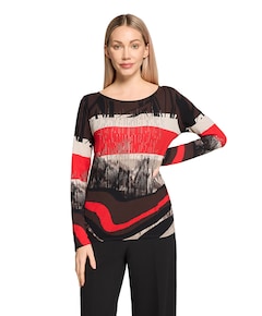 Dames longsleeve rood