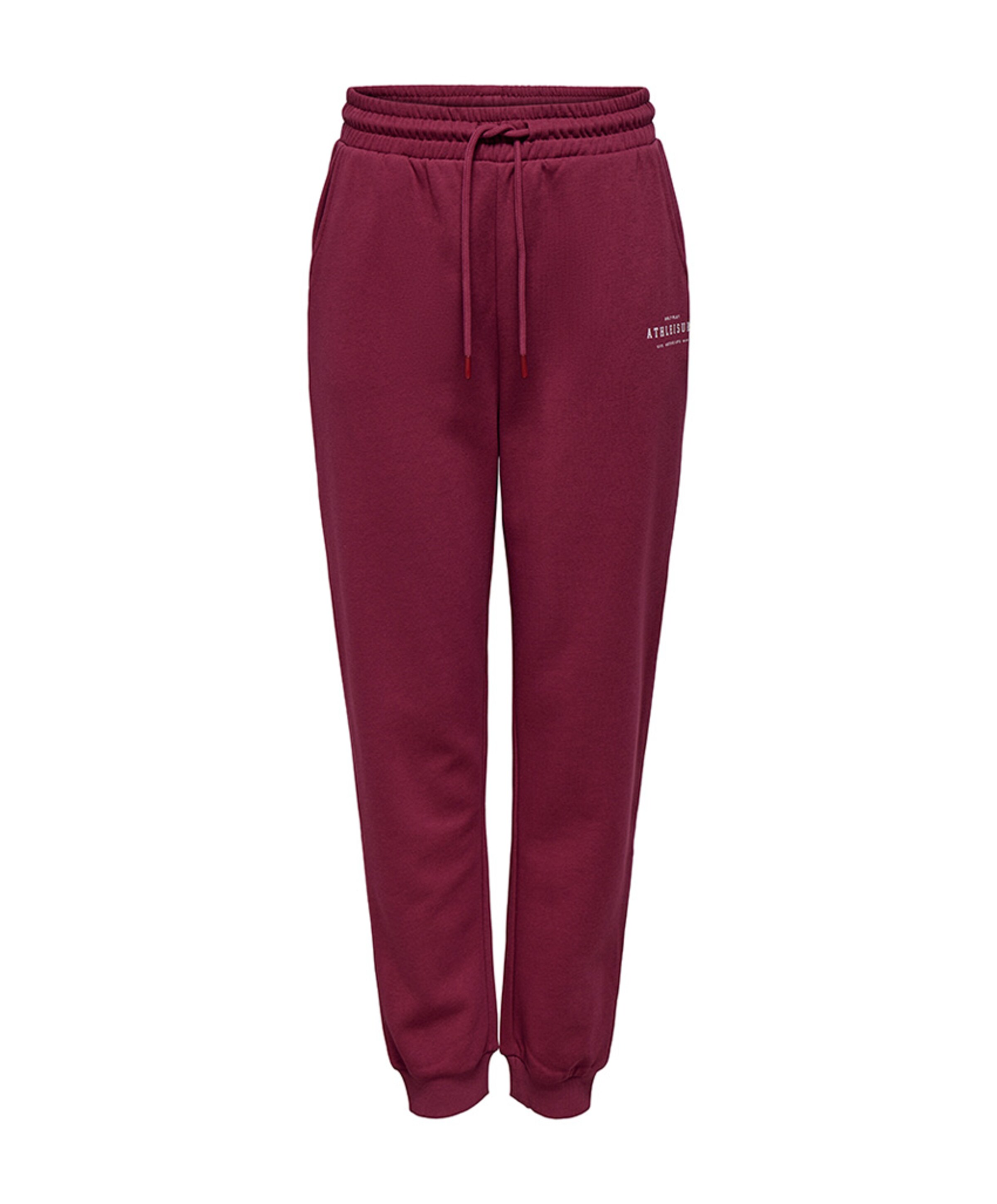 ONPPICA HW REG BRUSH SWT PNT dames broek bordeaux