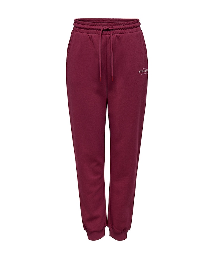 ONPPICA HW REG BRUSH SWT PNT dames broek bordeaux