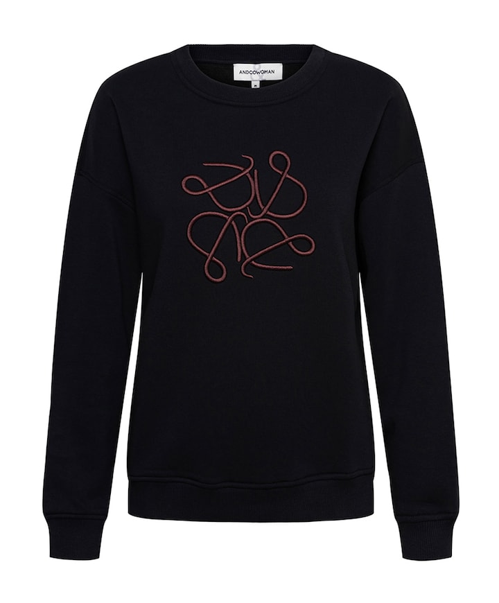 Dames sweater zwart
