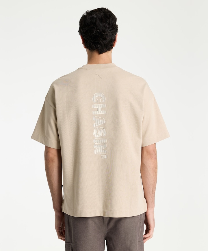 Heren T-shirt beige