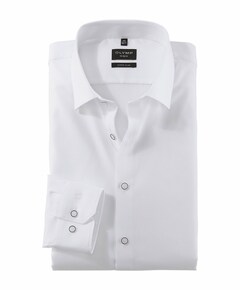 Heren overhemd lange mouw wit