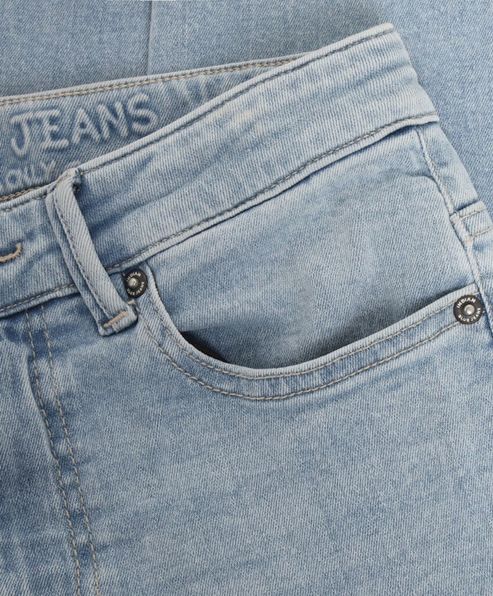 Wide Straight Fit Blue jongens jeans blauw