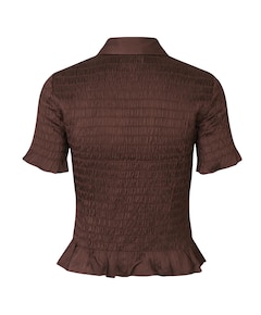 Dames top bruin