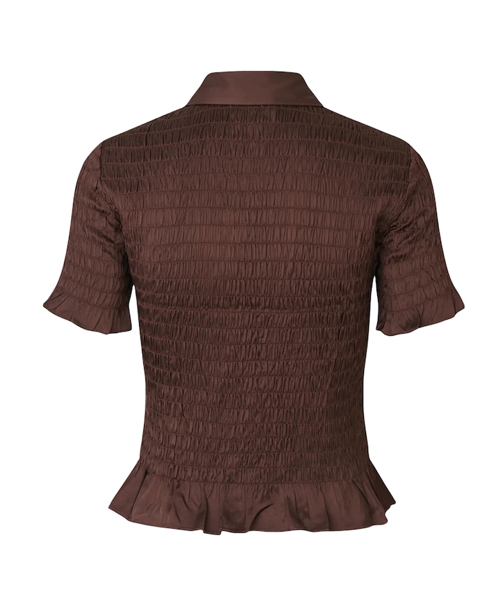 Dames top bruin
