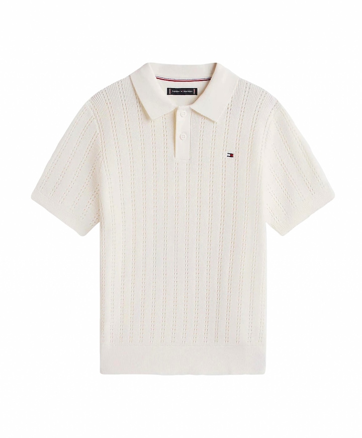 Jongens polo beige