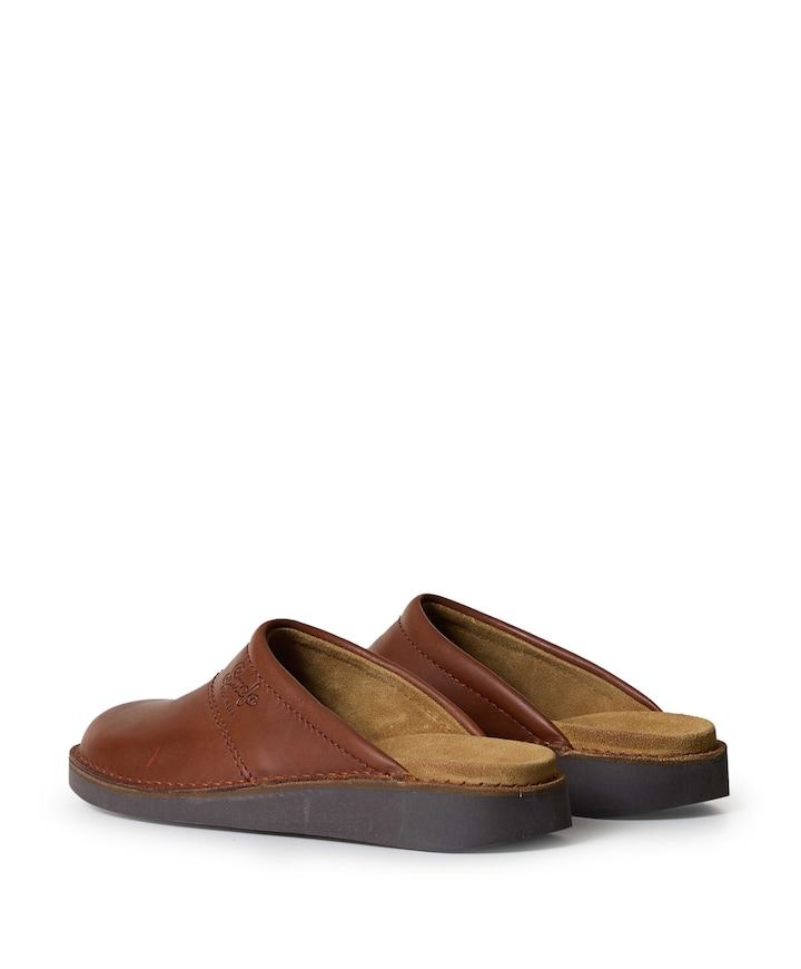 SMEFA heren muil heren pantoffels bruin