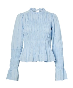 Dames blouse blauw