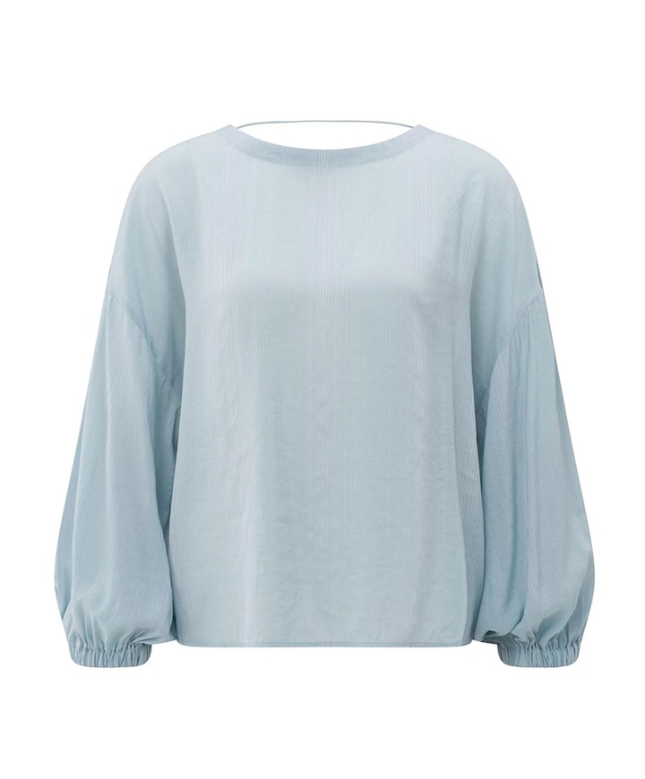 Blouse blauw