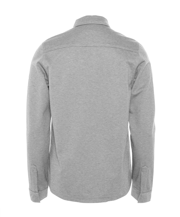 Heren overshirt grijs