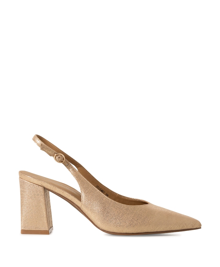 Alfonsa dames slingbacks goud